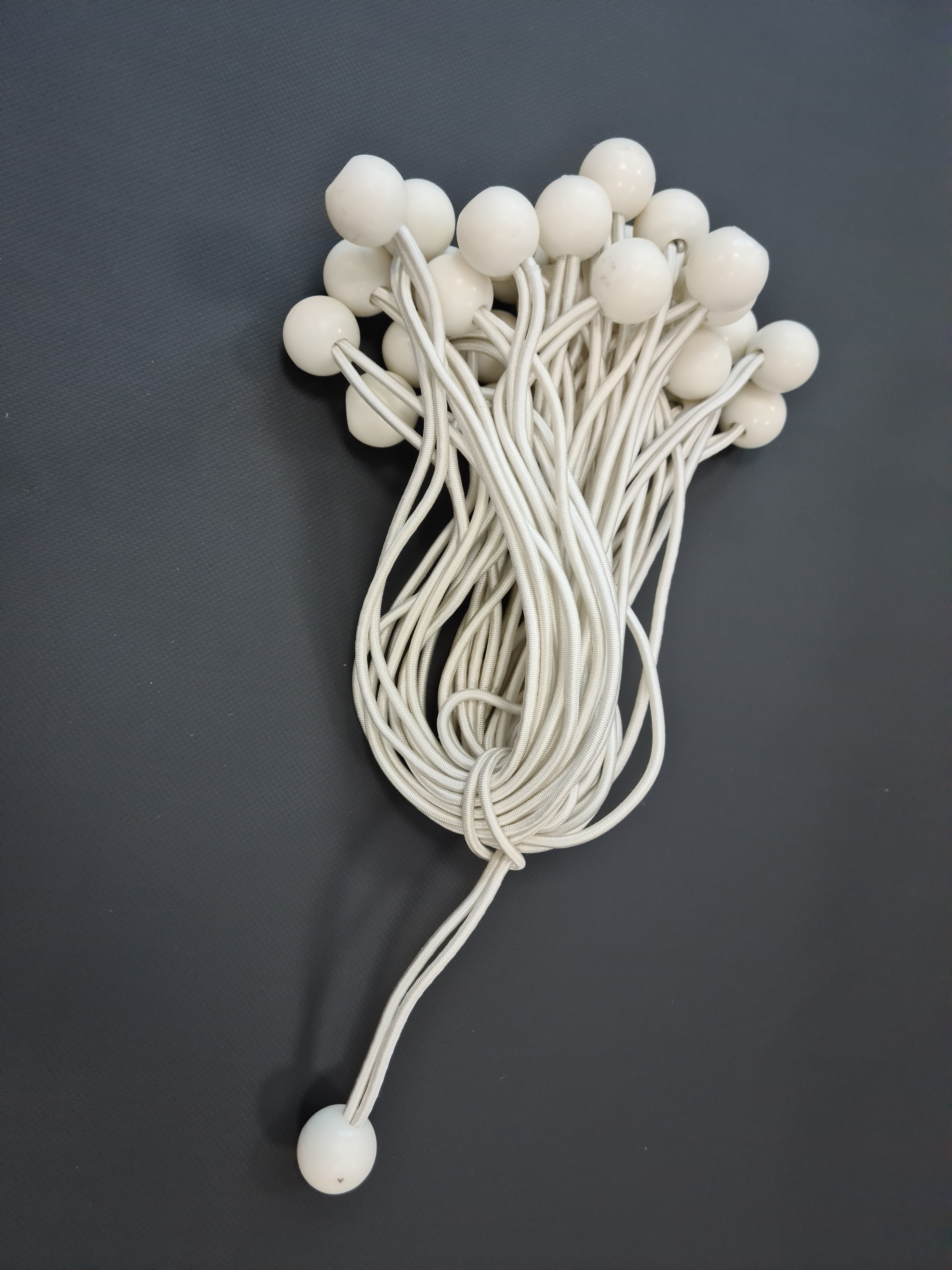Bungee Loop With Eyelet Ball White 300mm