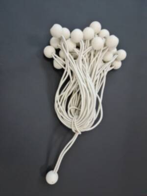 Bungee Loop With Eyelet Ball White 300mm