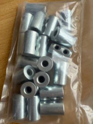 2mm - 3mm Zink Plated Cable Loop Clamp