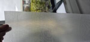 Clear Reinforced 350gsm Tarpaulin Fabric