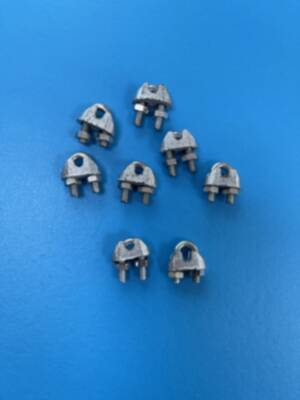 U Clamps for 3mm Galvanised Steel Cable