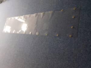 Glass Clear PVC Tarpaulin 2000mm wide 