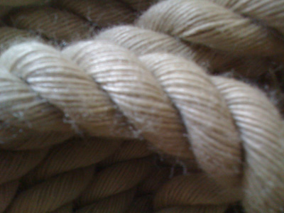 Decking Rope 28mm Natural Looking Polyhemp. Sold by the Metre