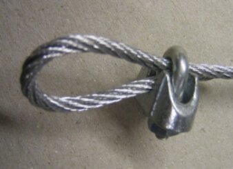 Stainless Steel 3mm U Clamps for steel cable