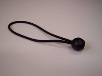 Bungee Loop with Ball Black only 250mm