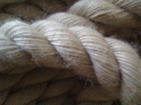 Decking Rope 28mm Natural Looking Polyhemp. Sold by the Metre