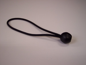 Bungee Loop with Ball Black only 150mm
