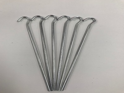 Wide Heavy Duty Stake Pins Earth Staples 20 Pack 9.33 x 7.33 
