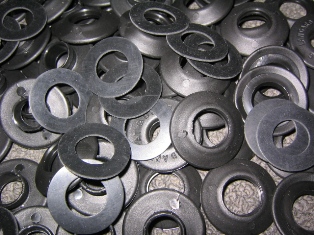 12mm Plastic Eyelets 12mm internal dia, 2500 in a box complete with rubber washers 