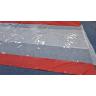 Glass Clear Tarpaulin with colour top and bottom - view 2