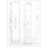 Heavy Duty 900gsm 750mm x 4000mm with Oval eyes In White - view 1